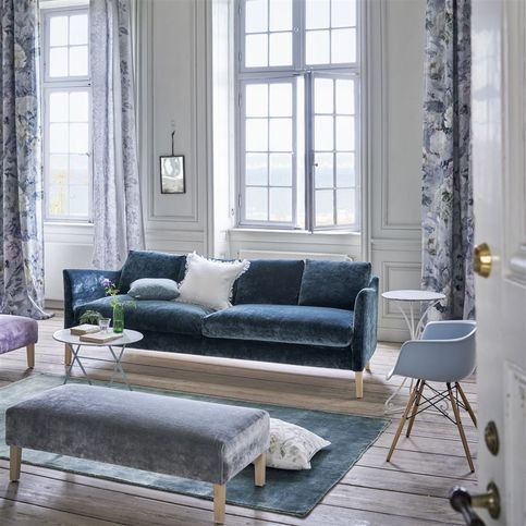Capisoli Teal Rug by Designers Guild
