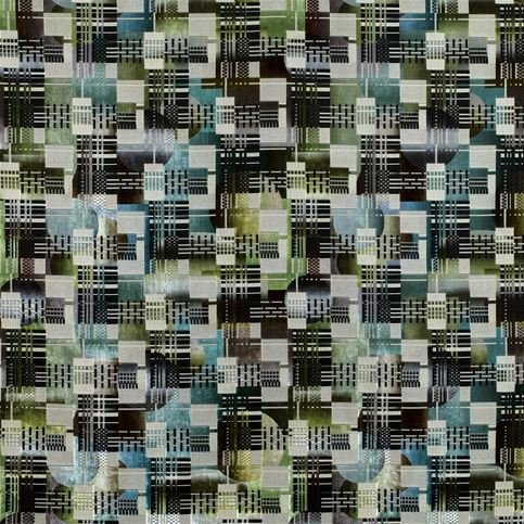 Chandigarh Aqua Fabric by Designers Guild 