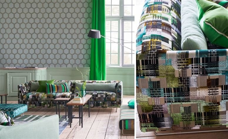Chandigarh Berry Fabric by Designers Guild 