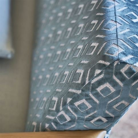 Chareau Azure Fabric by Designers Guild 