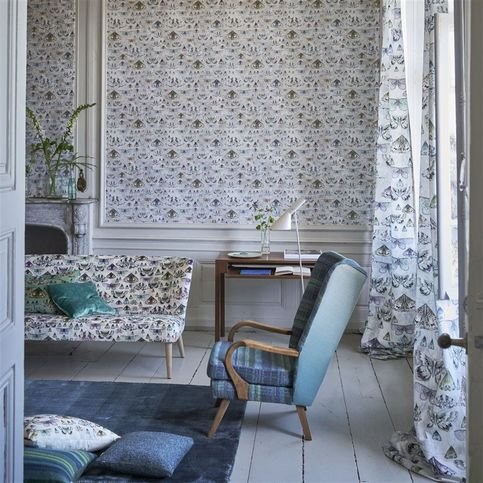 Charonda Zinc Fabric by Designers Guild