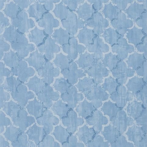 Chinese Trellis Cobalt Wallcovering by Designers Guild 
