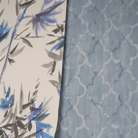 Chinese Trellis Cobalt Wallcovering by Designers Guild 