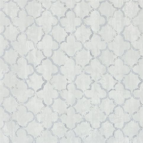 Chinese Trellis Platinum Wallcovering by Designers Guild 