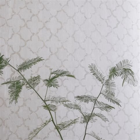 Chinese Trellis Platinum Wallcovering by Designers Guild 