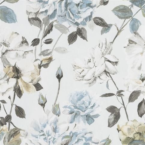 Couture Rose Graphite Wallpaper by Designers Guild 