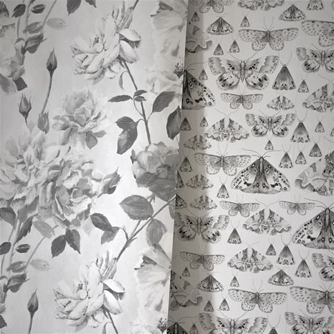 Couture Rose Noir Wallpaper by Designers Guild 