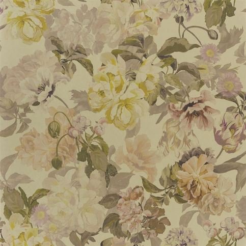 Delft Flower Gold Wallcovering by Designers Guild