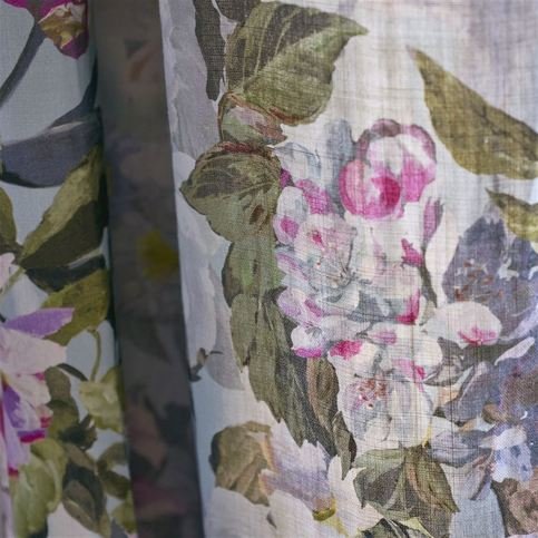 Delft Flower Sky Fabric by Designers Guild 