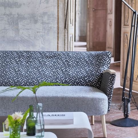 Dufrene Graphite Fabric by Designers Guild 