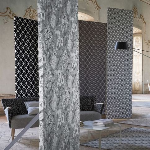 Dufrene Noir Wallcovering by Designers Guild