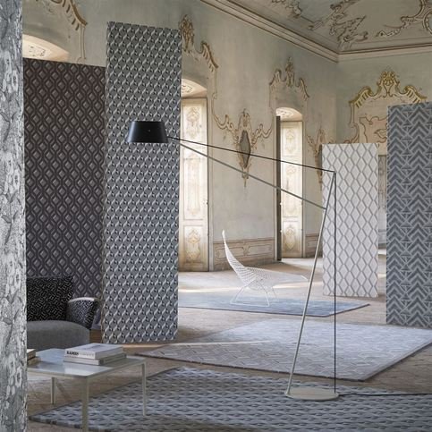Dufrene Noir Wallcovering by Designers Guild