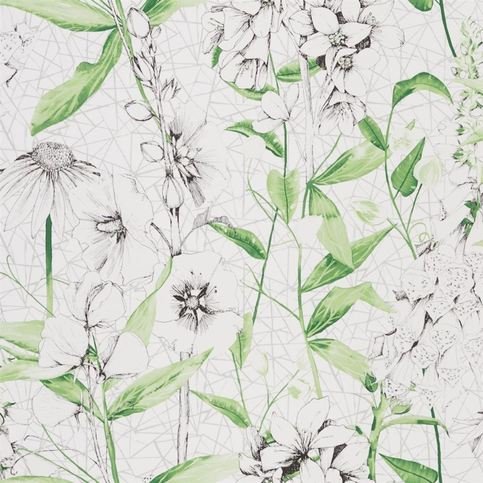 Emilie Emerald Wallcovering by Designers Guild