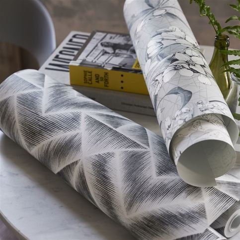 Emilie Platinum Wallcovering by Designers Guild