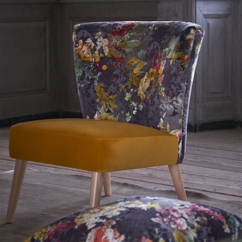 Florenza Damson Fabric by Designers Guild 