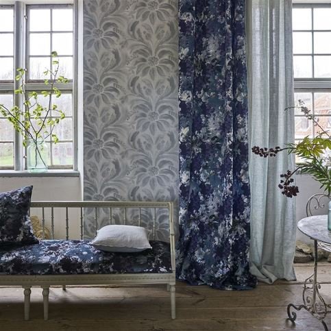 Florenza Graphite Fabric by Designers Guild 