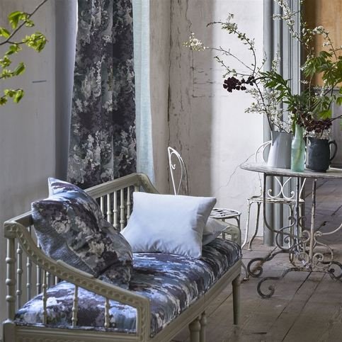 Florenza Graphite Fabric by Designers Guild 