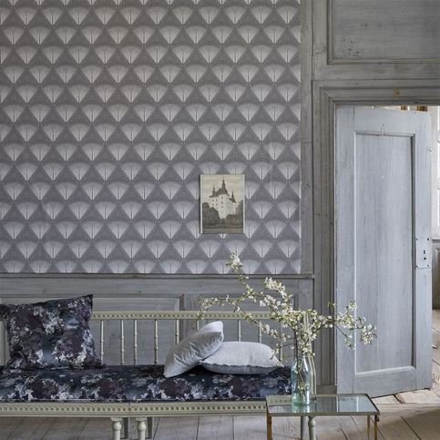 Florenza Graphite Fabric by Designers Guild 