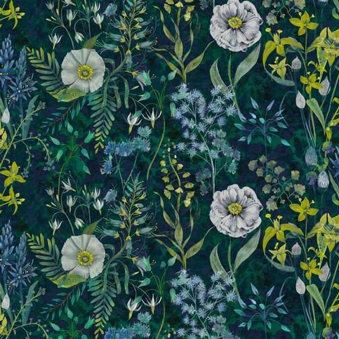 Fritillaria Malachite Fabric by Designers Guild 