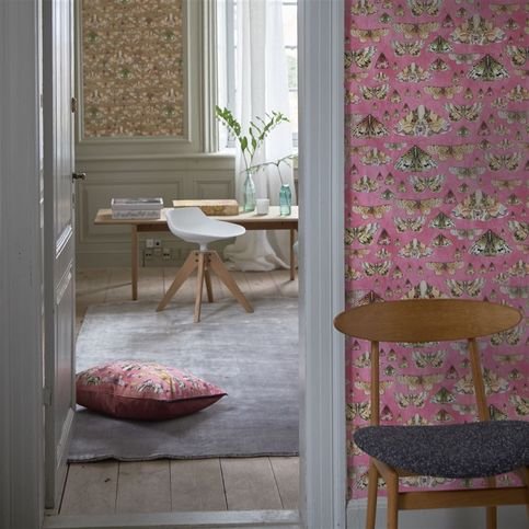 Issoria Rose Wallpaper by Designers Guild 