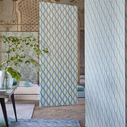 Jourdain Cobalt Wallcovering by Designers Guild 