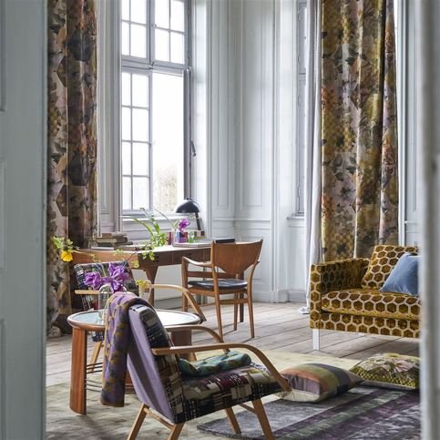 Kashmiri Ochre Fabric by Designers Guild 