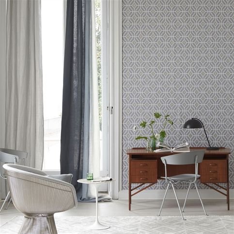 Laterza Graphite Wallcovering by Designers Guild 