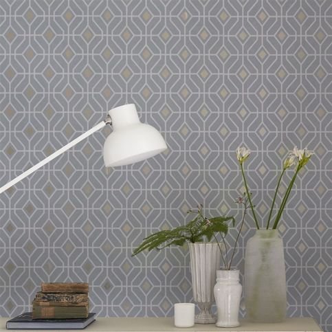 Laterza Graphite Wallcovering by Designers Guild 