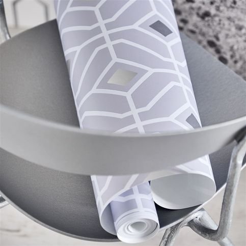 Laterza Platinum Wallcovering by Designers Guild 