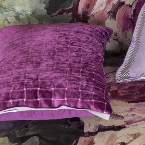 Leighton Damson Fabric by Designers Guild