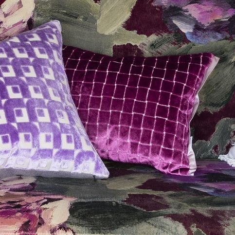 Leighton Damson Fabric by Designers Guild