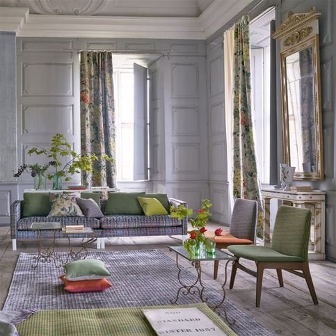 Makrana Zinc Fabric by Designers Guild 