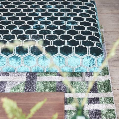 Manipur Azure Fabric by Designers Guild 