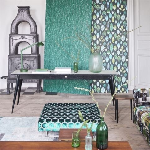 Manipur Azure Fabric by Designers Guild 