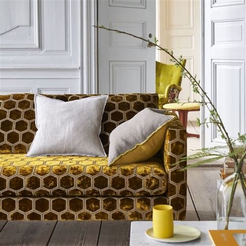 Manipur Ochre Fabric by Designers Guild 