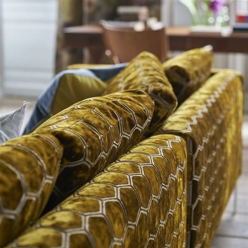 Manipur Ochre Fabric by Designers Guild 