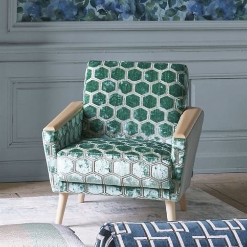 Manipur Pale Jade Fabric by Designers Guild 