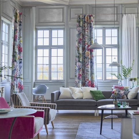 Marianne Fuchsia Fabric by Designers Guild