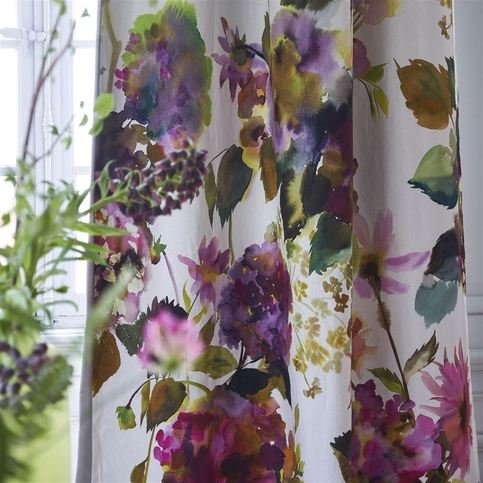 Palace Flower Grande Saffron Fabric by Designers Guild 