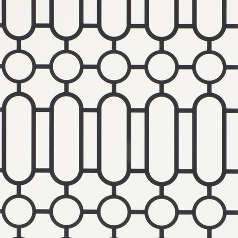 Porden Black and White Wallcovering by Designers Guild 