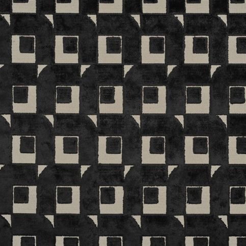 Pugin Noir Fabric by Designers Guild