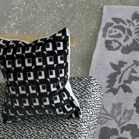 Pugin Noir Fabric by Designers Guild