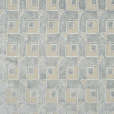 Pugin Zinc Fabric by Designers Guild