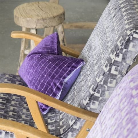 Pugin Zinc Fabric by Designers Guild