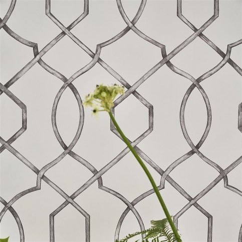 Rabeschi Black and White Wallcovering by Designers Guild 