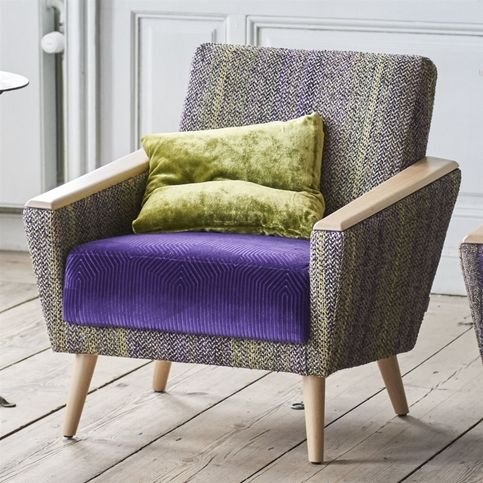 Roxburgh Violet Fabric by Designers Guild