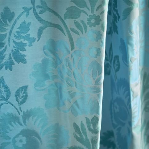Santicelli Turquoise Fabric by Designers Guild 