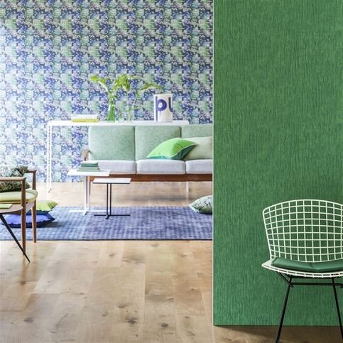 Sashiko Emerald Wallcovering by Designers Guild 