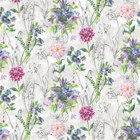 Saunier Peony Fabric by Designers Guild 