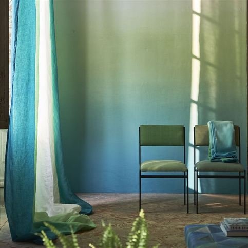 Savoie Azure Wallcovering by Designers Guild